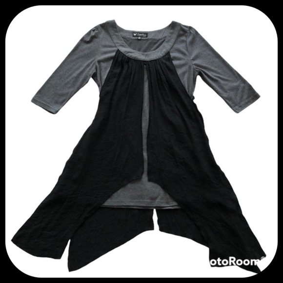 PAPILLON || Mixed Media Tunic (SIZE M) - Picture 4 of 6